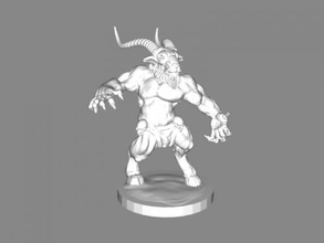 horned god toys cartoons 3d print model - Mito3D