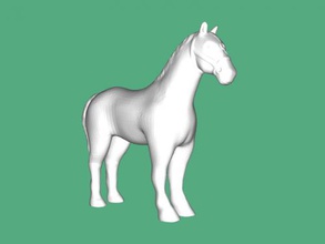 horse figurine free 3d model - download stl file Toys Animals another smart animal 3d print model - Mito3D
