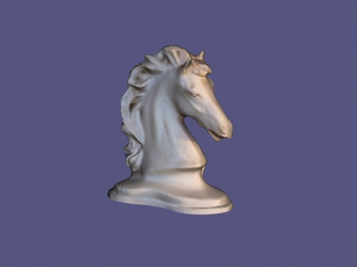 horse head obj art sculpture 3D print model - Mito3D