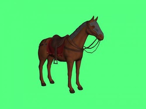 horse of knight obj toys animals 3d print model - Mito3D