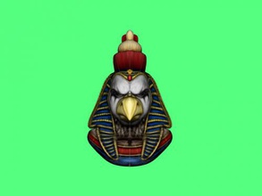 horus buste gratuit modèle 3d - télécharger le fichier obj Art La Sculpture antique divinité égyptienne 3d print model - Mito3D