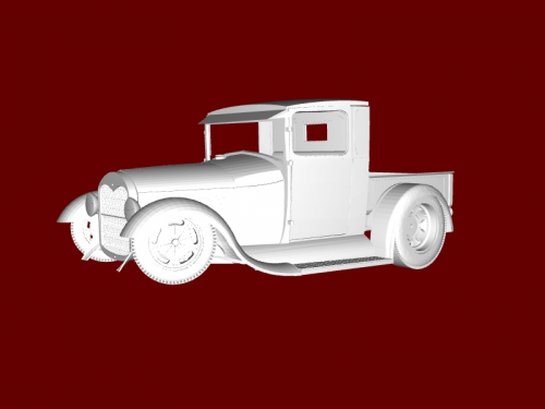 hotrod truck toys machinery 3D print model - Mito3D