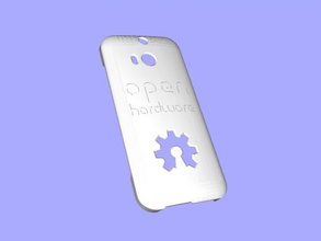 htc one m8 caso, libres de modelo 3d - descargar archivo stl Los Gadgets teléfonos open hardware caso 3d print model - Mito3D