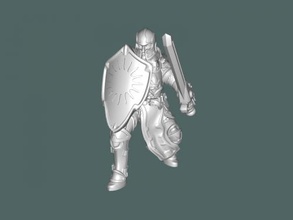 huge knight toys people 3d print model - Mito3D