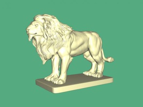 huge lion toys animals 3d print model - Mito3D