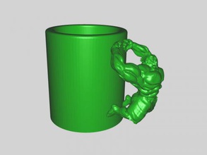 hulk copo casa cozinha 3d print model - Mito3D