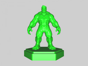 casco hulk figura juguetes caricaturas 3d print model - Mito3D