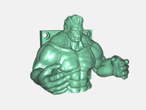 hulk cabide casa acessórios 3d print model - Mito3D