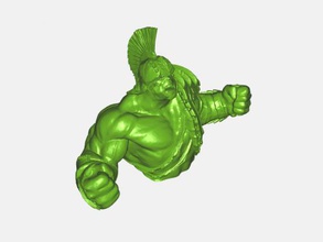 hulk ragnarok fallimento arte scultura 3d print model - Mito3D