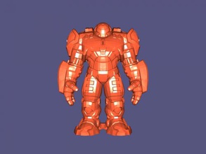 hulkbuster brinquedos desenhos animados 3d print model - Mito3D
