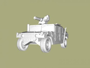 hummer rocket launcher free 3d model - download stl file Toys Machinery army armed vehicle 3d print model - Mito3D