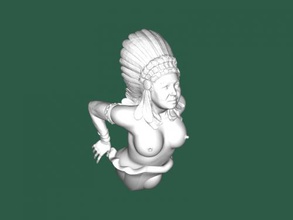 indian woman toys people 3d print model - Mito3D