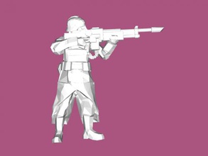 infantry sniper toys games 3d print model - Mito3D