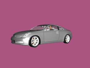 infiniti g35 gratuita modello 3d - scaricare il file obj I giocattoli Macchine compact auto di lusso 3d print model - Mito3D