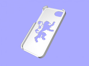 iphone 5 caso bainha lannister casaco of braços aparelhos telefones 3d print model - Mito3D