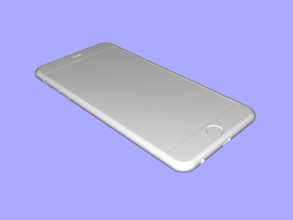 iphone 6 plus free 3d model - download stl file Gadgets Phones real 3d print model - Mito3D