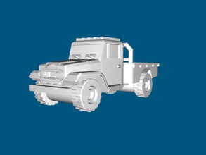 irgc truck free 3d model - download stl file Toys Machinery iranian army military 3d print model - Mito3D