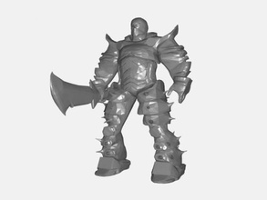 iron golem libre modelo 3d - descargar archivo stl Los juguetes Juegos dungeons dragons tiene cuerpo humanoide hecha de hierro 3d print model - Mito3D