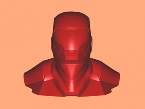 iron man bust art sculpture 3d print model - Mito3D