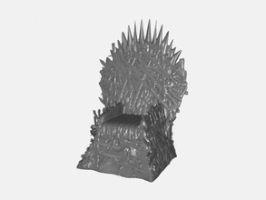iron throne art sculpture 3d print model - Mito3D