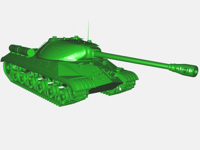 is-3 free 3d model - download stl file Toys Machinery heavy soviet tank 3d print model - Mito3D