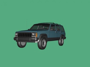 jeep cherokee obj spielzeuge maschinen 3d print model - Mito3D
