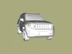 jeep rinnegato giocattoli macchinari 3d print model - Mito3D