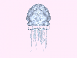 jellyfish lamp free 3d model - download stl file Home Interior beautiful desiner 3d print model - Mito3D