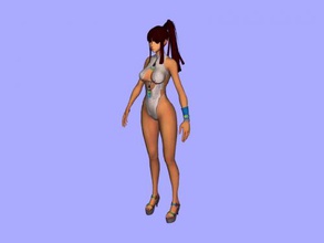 jin femelle obj jouets jeux 3d print model - Mito3D