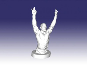 john cena free 3d model download stl dosyası Oyuncaklar İnsanlar ünlü Amerikan güreşçisi dosya 3d print model - Mito3D