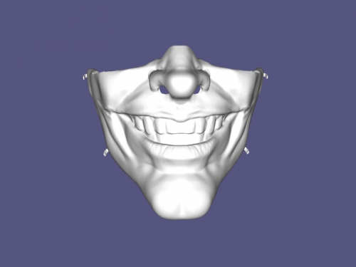 joker mask fashion accessories 3D print model - Mito3D