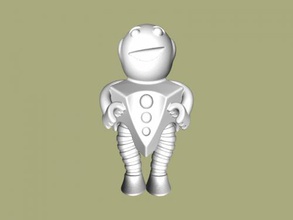 jolly robot free 3d model - download stl file Toys Cartoons printing 3d print model - Mito3D