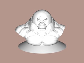 juggernaut busto juguetes caricaturas 3d print model - Mito3D