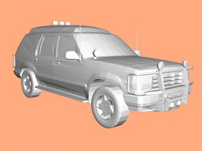 jurassique parc voiture jouets machinerie 3d print model - Mito3D