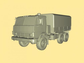 kamaz exército caminhão brinquedos maquinaria 3d print model - Mito3D