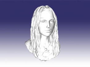keira knightley free 3d model - download stl file Art Sculpture bust british actress 3d print model - Mito3D