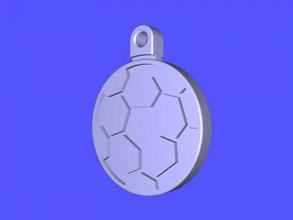 keychain soccer ball fashion accessories 3d print model - Mito3D