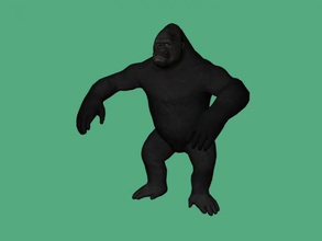 king kong ücretsiz 3d model - indirme nesne dosyası Oyuncaklar Hayvanlar dev maymun popüler film dosya n 3d print model - Mito3D