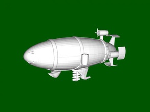 kirov airship free 3d model - download stl file Toys Games red alert 2 bomber stl file 
