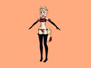 kitonura seiki Kostenlose 3d-Modell - download obj-Datei Spielzeug Cartoons cute fox girl 3d print model - Mito3D