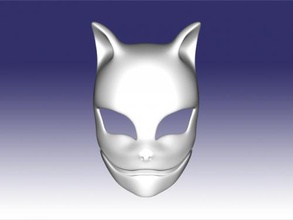 kitsune máscara moda accesorios 3d print model - Mito3D