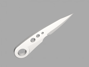knife toy free 3d model - download stl file Toys Weapon not kids 3d print model - Mito3D