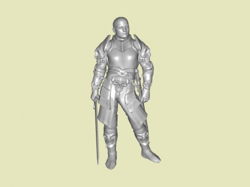 knight in armor toys people 3D print model - Mito3D