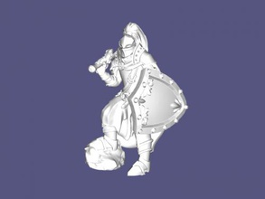 cavaliere scudo gratuita modello 3d - scaricare il file stl I giocattoli Persone armato di spada 3d print model - Mito3D