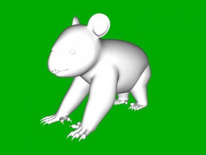 koala figura giocattoli animali 3d print model - Mito3D