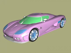koenigsegg free 3d model - download obj file Toys Machinery high-performance sports car also known hyper-car 3d print model - Mito3D