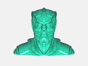krill bust free 3d model download stl dosyası Sanat Heykel agresif reptilia orville dosya 3d print model - Mito3D