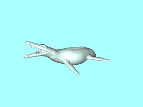 kronosaurus libre modelo 3d - descargar archivo stl Los juguetes A los animales figurilla extinto depredador marino 3d print model - Mito3D