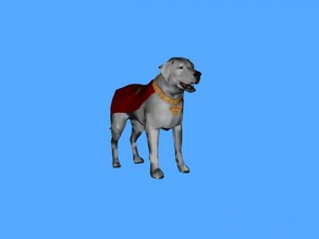 krypto gratuit modèle 3d - télécharger le fichier obj Les jouets Animaux super chien héros de comics 3d print model - Mito3D