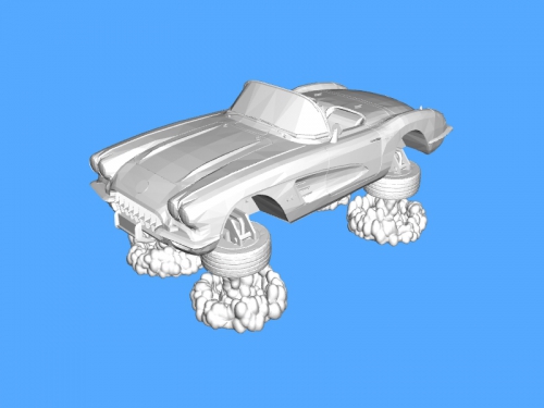 lola free 3d model - download stl file Toys Films flying car agents shield stl file  3D print model - Mito3D